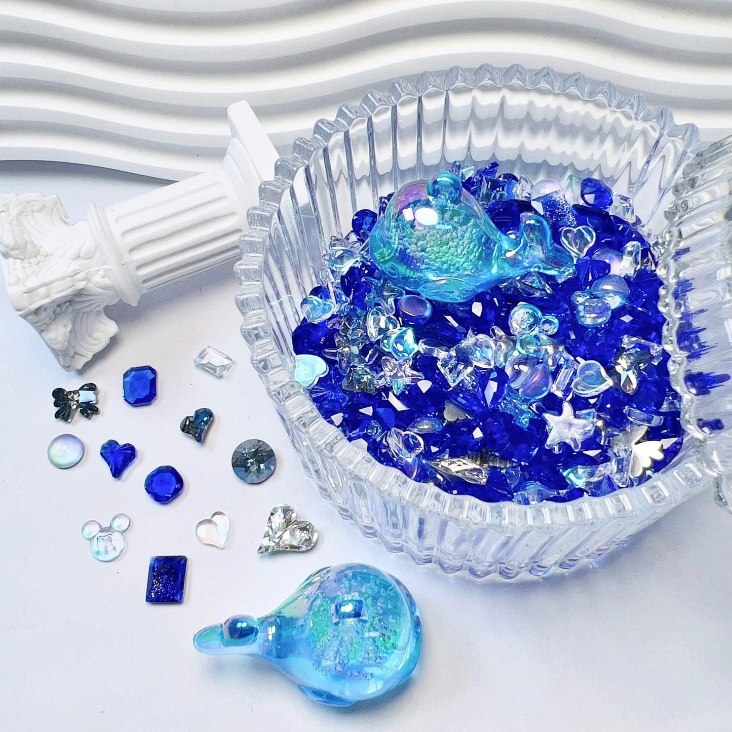 A.64(爽やか感)マリンハート-ダイヤモンド