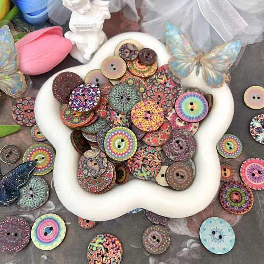 A.32<新品限定 木製ボタンのカラフルな世界