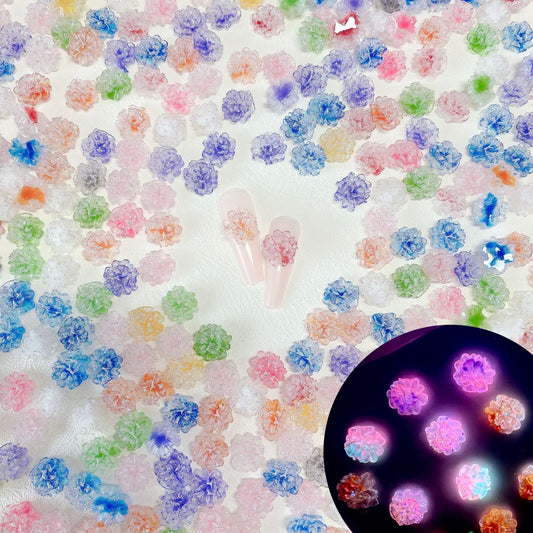 A.010新品< 夜光2色 キクラゲの花>(在庫処分星ボトル足りない)