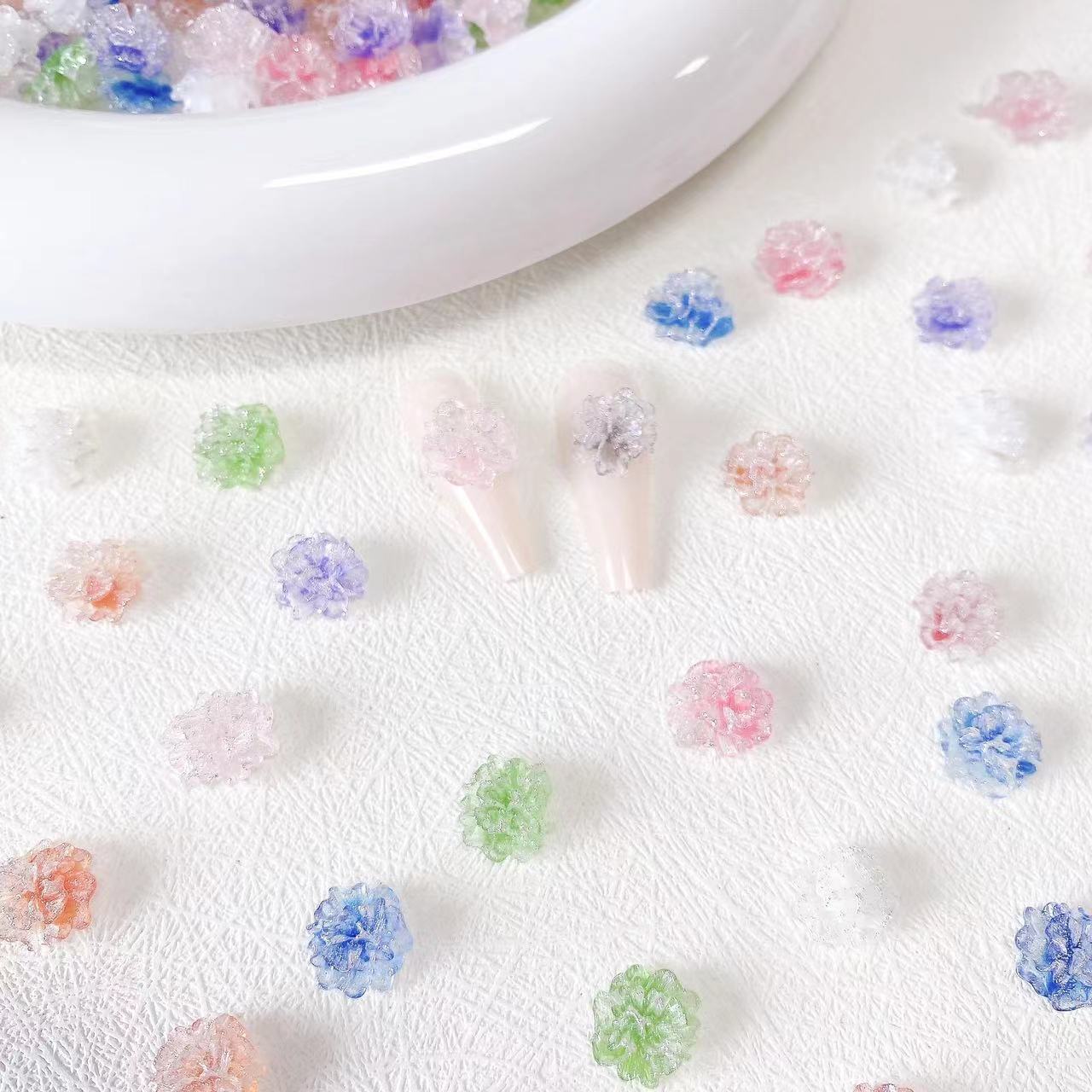 A.010新品< 夜光2色 キクラゲの花>(在庫処分星ボトル足りない)