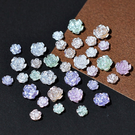 (優しい色・在庫処分)クリームローズーレジン