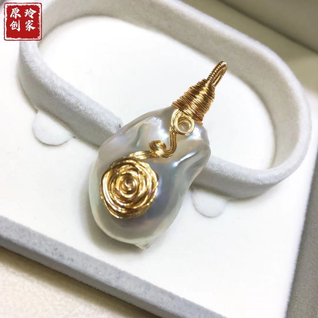 B43.【仕立5】バロックとUFOの仕立て(真珠の価格は含まれていません)