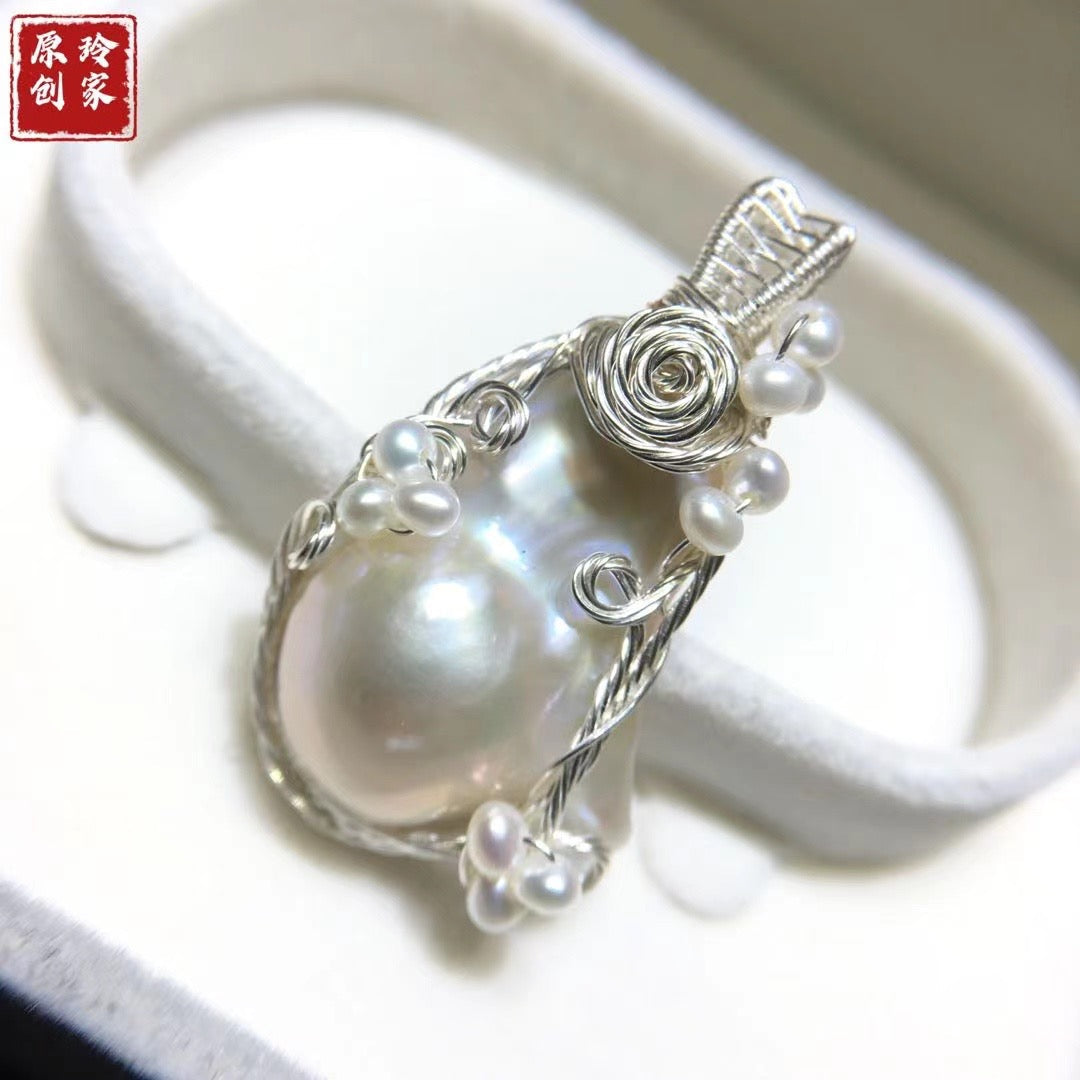 B43.【仕立5】バロックとUFOの仕立て(真珠の価格は含まれていません)