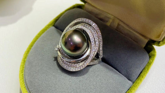 B44.【仕立6】エジソン・ビーンズの仕立て(真珠の価格は含まれていません)