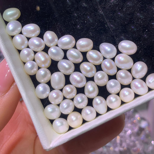 (宇宙一番お買い得)米パール(20〜25個真珠が入った1しゃく)-淡水真珠